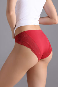 Zivame La Flamme Low Rise Full Coverage Bikini Panty - Scarlet Smile — thumbnail 3